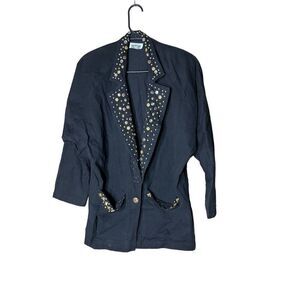 Vintage‎ Rio 80’s Studded Rhinestone Blazer Jacket